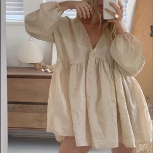 BOHEME GOODS limited edition mini linen dress